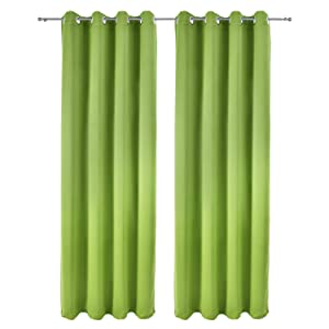 blackout curtain ready made eyelet loop thermal curtains darkening