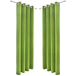 blackout curtain ready made eyelet loop thermal curtains darkening