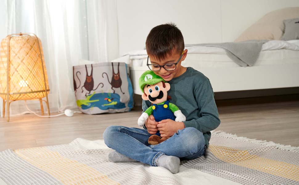 Super Mario 30cm Luigi Plush, super mario, luigi, plush toy