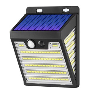 Solar Lights Outdoor Motion Sensor - IP65 Waterproof Solar Powered Security Light Led Wall Lighting (1 Pack)            [Energy Class A+++]