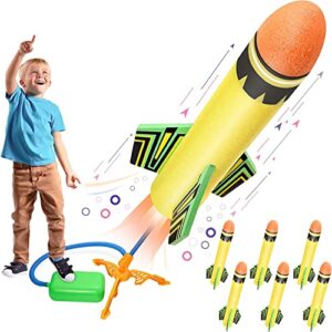 Dislocati 4/6Pcs Multiple Styles Foam Rocket Toy Launcher For Kids-Outdoor&Garden Toys Gifts For Kids