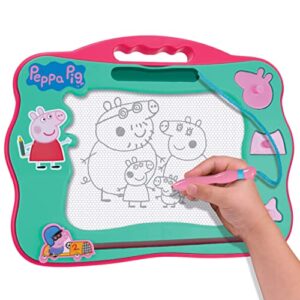 Peppa Pig Travel Magnetic Scribbler pad with pen and 3 stamps
