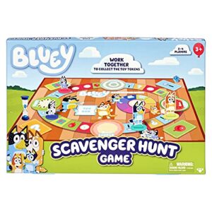 Bluey Scavenger Hunt Board Game - Official Famly Board Game for 2-4 Players