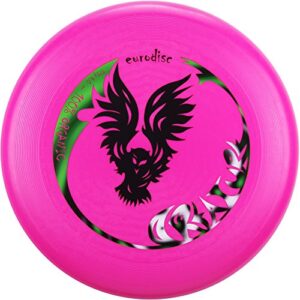 eurodisc 175 g 4.0 Organic Ultimate Frisbee Disc Creature Pink Competition Hard Throwing Disc Made of Organic Plastic