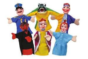 Simba 104586784 "Punch and Judy Hand Puppet Set (6-Piece)