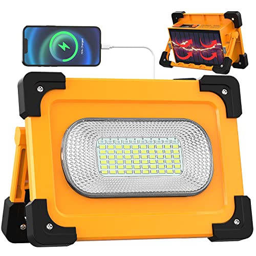 Stone Banks Solar Rechargeable LED Work Light 80W