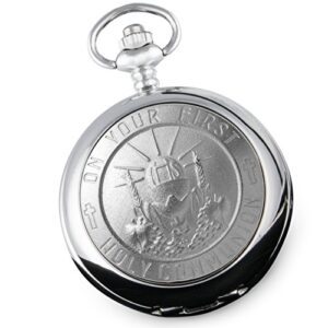 De Walden Boy's First Holy Communion Pocket Watch Gift Boys 1st Communion Gifts