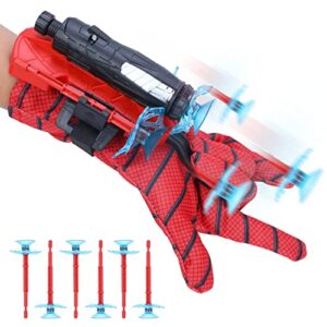 Aofentop Spider Web Shooters for Kids - Spider Launcher Gloves Wrist Toys for 5+ Year Old Boys Girls Kids Plastic Cosplay Glove Funny Kids Educational