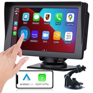 Wireless Apple Carplay & Android Auto Car Stereo with Bluetooth