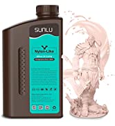 3D Printer Resin, SUNLU Nylon-Like Fast Curing 3D Resin, Stronger, Tough and Durable 3D Resin for...
