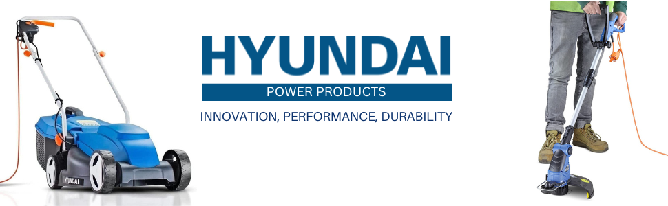 Hyundai 600W 30cm Corded Electric Grass Trimmer & Corded Electric 1000W
