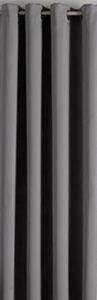 Scarlet Larkspur Blackout Polyester Curtain Eyelet Solid Super Soft Curtain Thermal Insulated Curtain/Drapes/Panels for Living Room Bedroom 46 X 54 Inch (117 X 137 CM) Silver Grey 1 PANEL