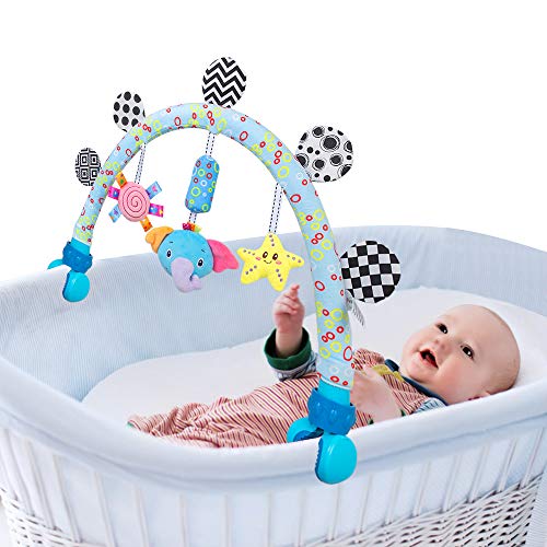 caterbee Baby travel Arch Stroller Toys for Infant & Toddlers