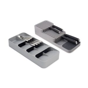 Joseph Joseph Dream Drawers Drawerstore Compact Cutlery & Knife Organiser Set of 2 Drawer Storage