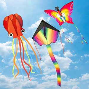 Nazano 3 Pack Kites - kites for children and adults