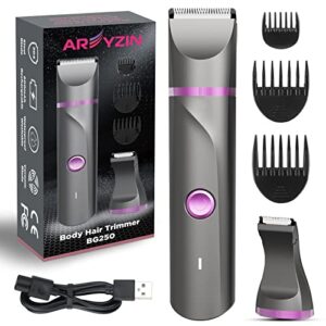 Electric Bikini Trimmer Women Body Hair Trimmer Pubic Hair Trimmer for Women Bikini Arms Legs Underarms Lady Shaver for Women
