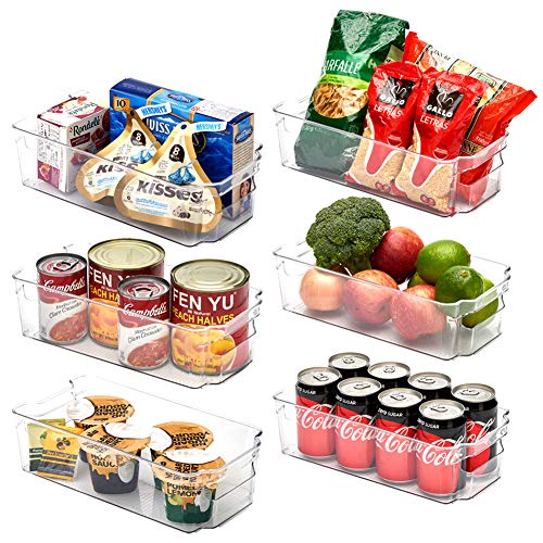 EZOWare 6 Packs Kitchen Clear Storage Organiser