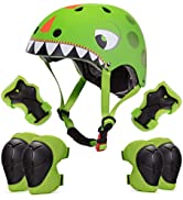 Kids Helmet for 2-8 years old Boys Girls Toddler Bike Helmets Lightweight Dinosaur Multi-Sports H...
