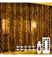 Fairy Lights Battery Operated, 2 Lighting Modes, 16ft 40LEDs Ball IP65 Globe String Light, Decora...