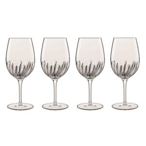 Luigi Bormioli Cocktail Glasses Set of 4 - Aperol Spritz Glasses Set with 4 x 570ml Crystal Glasses & Gift Box