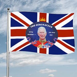 King Charles III Coronation Extra Large Union Jack Banner Flag