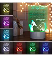 Gifts for Mom, 7 Color Engraved Acrylic Night Light Presents for Mother, New Mum, Stepmom, Mother...