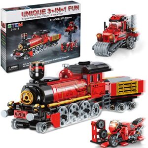 Sillbird Creator 3 in 1 Train Toy Building Sets