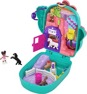 Polly Pocket World Cactus Cowgirl Ranch Compact with Fun Reveals