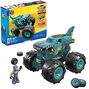 MEGA Hot Wheels Mega Wrex Monster Truck Building Set toy car with micro figure driver