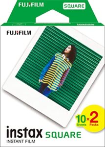 Fujifilm 16576520 Instax SQUARE 10 Sheets x 2 Packs Instant Camera Film