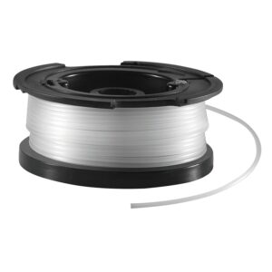 BLACK+DECKER Spool and Line 10 m for Reflex Strimmer Nylon Wire 1.6 mm Diameter Transparent and Resistant A6481-XJ