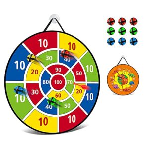 Tuko 26" Large Dart Board Game Set for Kids with 9 Sticky Balls