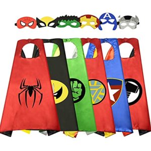 Hikidye Superhero Capes Dress up Costume for Kids