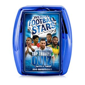 World Football Stars Top Trumps Quiz Game - Blue