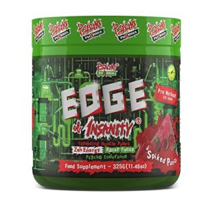 New #1 Strongest PWO Psycho Pharma Edge of Insanity - Most Intense Pre Workout Powder for