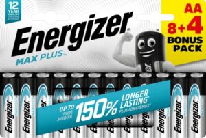 Energizer Max Plus Battery AA x 8 + 4 – Energizer 423327