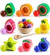 Montessori Toys for 2 3 4 Year Old | Shape Sorter Learning Toys | Wooden Fishing Game Car Prescho...