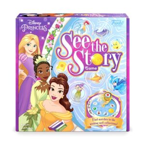 Funko Signature Games: Disney Princess See The Story Children`s Game Includes All 12 Disney Princess Characters - Babysitter Approved 53754