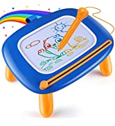 Smasiagon Magnetic Drawing Board for Kids, Colorful Erasable Magna Doodle Pad for Toddlers Girls ...