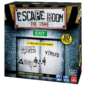 Escape Room: The Game - Vol. 1 | 3 Thrilling Escape Rooms in Your Own Home! | Board Games for Adults | For 3-5 Players | Ages 16+