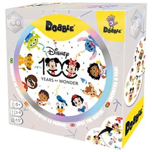 Asmodee | Dobble Disney 100 Years of Wonder | Card Game | Ages 6+ | 2-8 Players | 15+ Minutes Playing Time