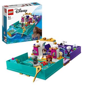 LEGO 43213 Disney Princess The Little Mermaid Story Book Buildable Toy with Ariel
