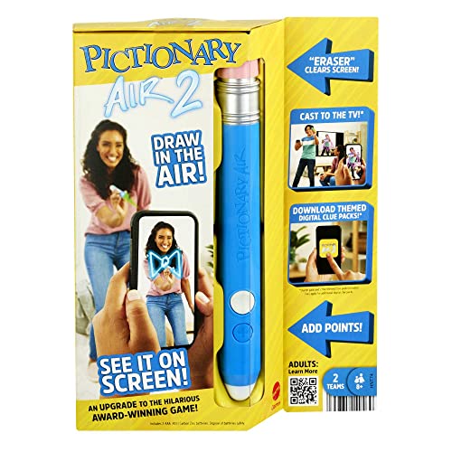 Mattel Games Pictionary Air 2 Game for Kids
