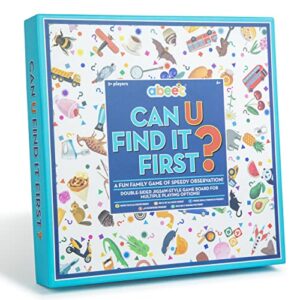 abeec Can U Find It First – Fun Family Board Game Of Speedy Observation – Educational Game For Kids - Board Games Kids - Bingo Game - Family Games For Kids And Adults
