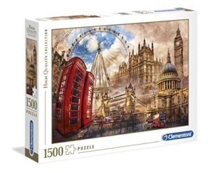 Clementoni - 31807 - Collection Puzzle for Adults and Children - Vintage London - 1500 Pieces