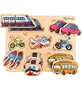 PikatoyZ - Wooden puzzle for children aged 1 2 and 3 years. Ideal educational game for Christmas ...