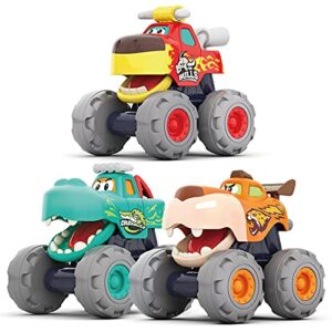 Tippi Monster Truck Toy Cars for 1 2+ Year Old Boys