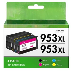 953XL 953 XL Replacement for HP 953XL Ink Cartridges Multipack Compatible for HP Officejet Pro 7740 7720 8740 8730 8725 8720 8710 8218 8210 7730 8715 8718 (Black