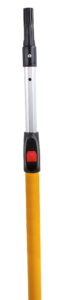 ProDec 2' - 4' (0.6-1.2m) Button Lock Fibreglass & Aluminium Extension Pole for Paint Roller Frames
