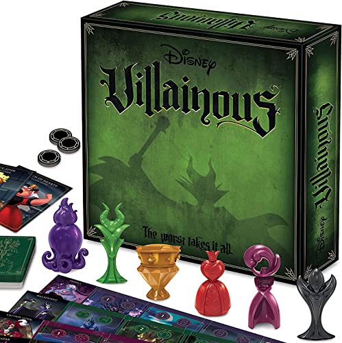 Ravensburger Disney Villainous Worst Takes It All - Expandable Strategy Family Board Games for Adults & Kids Age 10 Years Up - 2 to 6 Players - English Versio